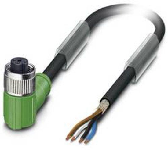 Phoenix Contact 1682919 Sensor/actuator connector, geassembleerd M12 Aantal polen: 4 Bus, haaks 3.00 m