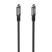AISENS A156-0994 Câble USB4 Gen 3x2, 1 m, USB-C vers USB-C, 40 Gbit/s, 240W, Noir