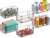 Merkloos Relaxdays Lade organizer - 6-delige set - Kunststof bakjes - Stapelbaar - Bruin