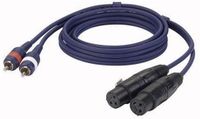 DAP Audio DAP kabel 2 x XLR Female - 2 x RCA tulp Male 150cm