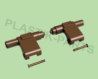 plastik-parts Braas Klassik Light, hendeltype BK BL, dakraamconsole, reserveonderdelen, BRUIN