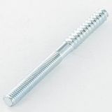 Vis Mixte Pour Pied De Lit 5x50 30 Mm Fileté Bois 3 Mm Partie Lisse 17 Mm Fileté Métaux Acier Zingué-30 Pièces