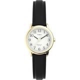 Timex Easy Reader T20433 Dameshorloge met leren band, 25 mm