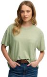Superdry Studios T-shirt relaxed fit dames dusty sage