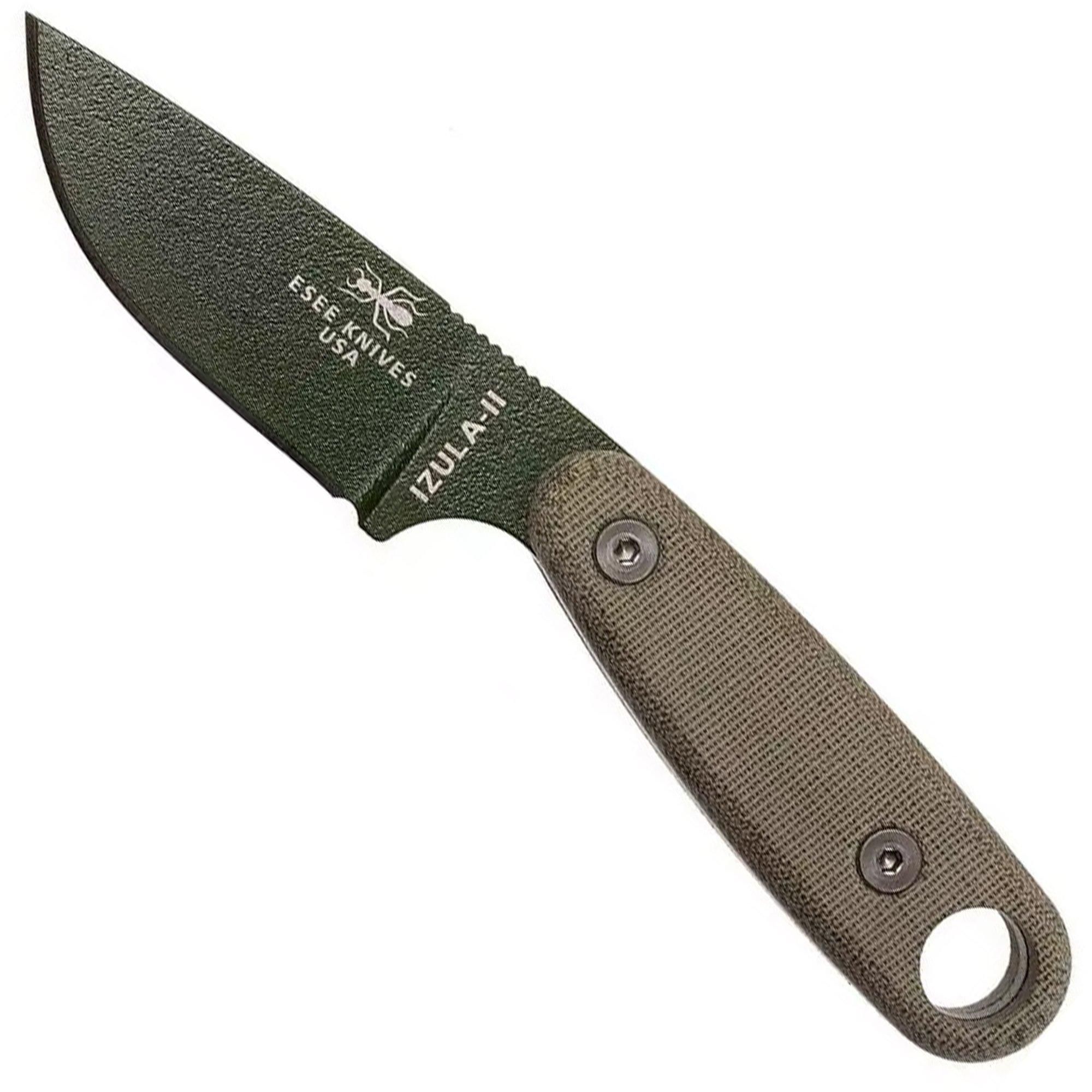 ESEE Izula II OD Green Survival Kit with Sheath and Firesteel