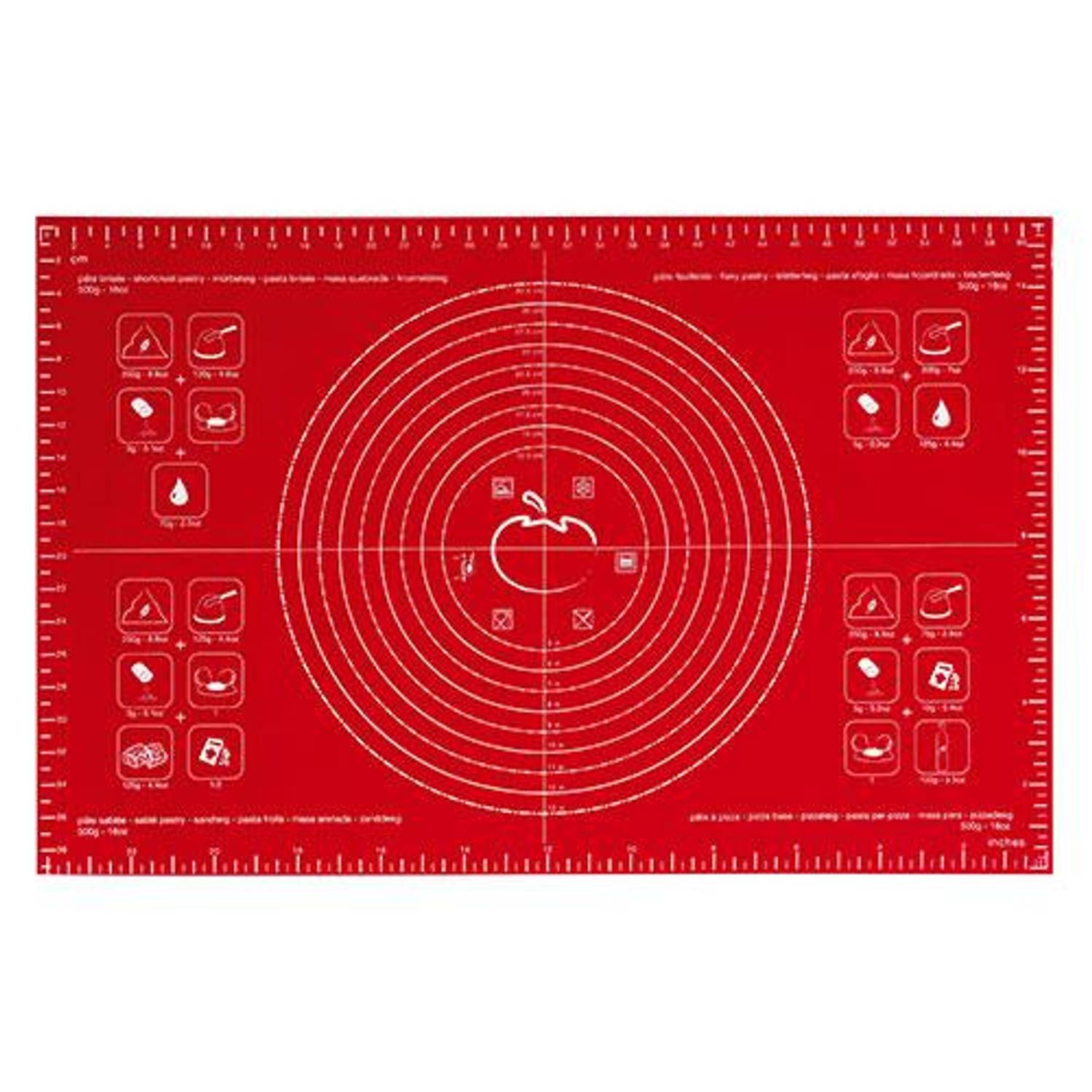 Mastrad Bakmat - Groot - Siliconen - Rood