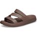 Crocs Getaway damessandalen met riempjes, truffel, 8 UK