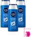NIVEA MEN Strong Power Shampoo - 3 x 250 ml