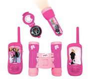 Lexibook Mattel Barbie - Avonturierset voor kinderen, walkie-talkies 120m, verrekijker, kompas, zaklamp, RPTW12BB