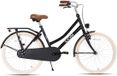 SJOEF City Meisjesfiets 26 inch | Kinderfiets voor Meisjes van 10 tot 14 jaar | LED verlichting | Inclusief Slot | Omafiets 26 inch | Mat Zwart