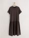 Next - Dames - Jersey twee-in-één T-shirtjurk - Bruin
