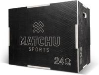 Matchu Sports Plyo Box Zwart Hout 61 cm