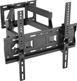 Muchen support mural TV orientable inclinable pour TV moniteur plat et incurvé de 26 à 55 pouces jusqu'à 30 kg max. VESA 400x400mm support TV