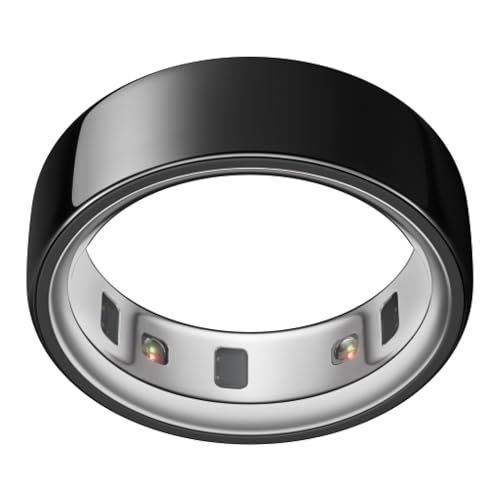 Oura Ring 4 – Black – Maat 10 – Smartring | Controleer eerst je maat met de Oura Ring 4-maatset | Wearable die je slaap, hartslag en conditie bijhoudt – Batterij gaat tot wel 8 dagen mee