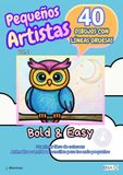 40 dibujos con líneas gruesas para colorear Bold & Easy: Animalitos con frases sencillas para los más pequeños