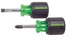Greenlee 0153-04C Schroevendraaierset, 2-delig