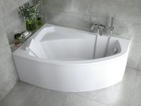 Badland RIMA hoekbad 170 x 110 cm links wit