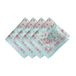 Elrene Home Fashions Lente Zomer Vintage Bloemen Tuin Cottage Doek Diner Servetten, Set van 4, 17"x17"