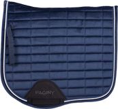 Pagony Work Velours Zadeldek - Maat: Full - Blauw - Polyester