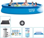 Intex Easy Set Zwembad - Rond - 457 x 84 cm - Blauw - Incl. Accessoires