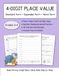 4-Digit Place Value Workbook for Grades 3–4