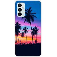 Samsung Galaxy M23 Palmiers colores bedrukt siliconen hoesje