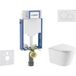 Geberit Kombifix - Set de bâti-support, cuvette Nefia et abattant softclose, plaque de déclenchement Sigma01, blanc alpin Sani15ca3146
