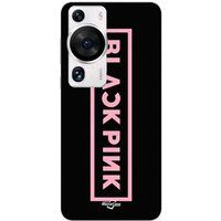 Huawei P60 Pro Blackpink VIP kaartjes Blackpink logo voorkant noir Maniacase