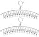 Inox Sokken Droger met 40 Clips, Set van 2