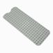 Amazon Basics 40” x 16” Antislip Badmat met Zuignappen voor Bad en Douche, Grijs