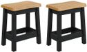 vidaXL Tabouret de bar EKAI Noir