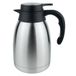 Pioneer Vacuum Coffee Carafes, roestvrij staal, satijnen afwerking, plat roestvrij stalen deksel, 1,5 liter