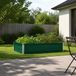 vidaXL Jardinière surélevée verte 100 x 80 x 24 cm Acier galvanisé