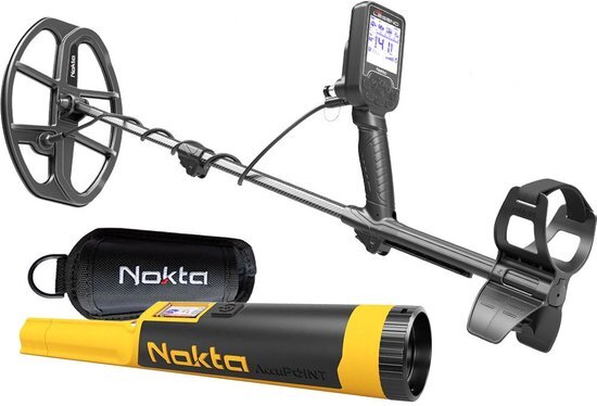 Nokta The Legend metaaldetector met gratis AccuPOINT pinpointer - Professionele metaaldetector - volledig waterdicht tot 5m