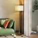 LAVVE Doré Lampadaire Sur Pied Salon, Lampe Sur Pied À Intensité Variable Avec Télécommande, Abat-jour En Lin, Hauteur Ajustable 133-168cm
