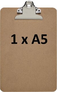 MAUL Klembord A5 Bruin - 2392470