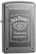 Zippo Jack Daniel's aansteker - Armor Case Black Ice