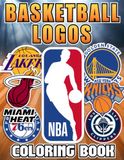 Basketball Logos Coloring Book: Featuring All 30 Team Logos with Fun Trivia and Facts - Easy Designs for Kids, Teens, and Basketball Fans (Perfect Sports Gift)