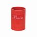 MSV Tandenborstelhouder DINAN – Tumbler Badkamer Beker voor Tandenborstel Houder – Vochtbestendig en Eenvoudig te Reinigen – Rood – 7x10 cm