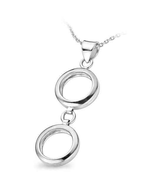 Orphelia Hanger + Ketting 2 Cirkels ZH-4704