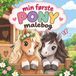 Min Første Pony Malebog: Sød og enkel malebog for børn med ponyer, heste og hyggelige motiver