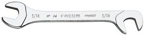 Facom steeksleutel micromechanica, bek 15° en 75° gebogen 11/16'