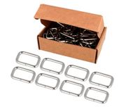 VELOX Rechthoekige ring, nikkel, 33 mm