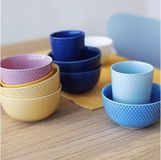 Rhombe Lyngby Porcelaen Rhombe Color bowl D13cm donkerblauw