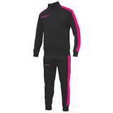 Givova Revolution Junior trainingspak voor jongens, zwart/fuchsia, 7XS