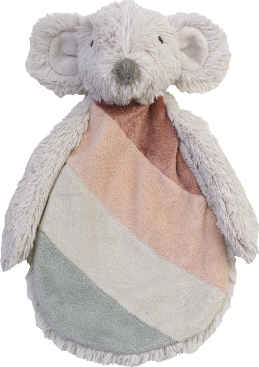Happy Horse Mouse Rainbow Knuffeldoekje - Unisex - Grijs/Multi - Pluche - 2022
