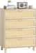 HOMCOM Ladekast - Hout - 80x40x103cm - Natuurlijk hout