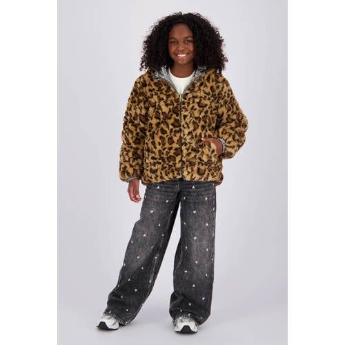 Vingino Winterjas met Panterprint - Bruin