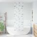Prolenta Maison Exclusive - Rideau de douche avec caisse intégrée, dimensions 60x240 cm, largeur du tissu : 56 cm