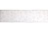 Decoratieve witte spiraalband, 6,5 cm x 10 m.